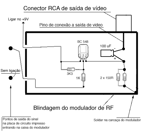 ligacao V TK85
